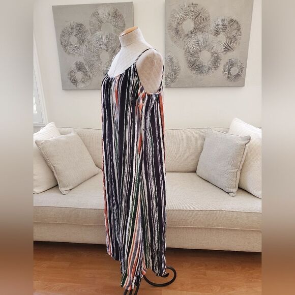 🌞 CITY CHIC 🌞 Jungle Stripe Maxi Sundress - [Size 16] - Picture 4 of 11